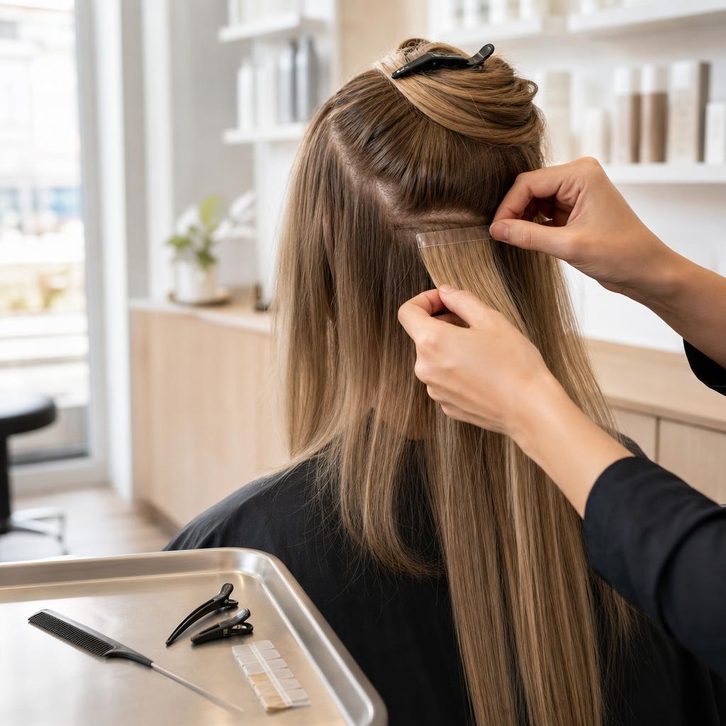 Hoe lang gaan tape extensions mee?