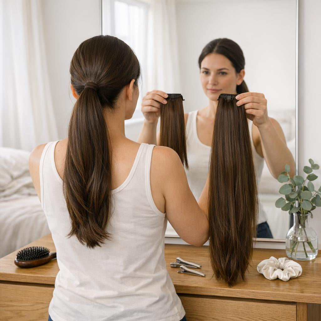 Ponytail extensions lengte en dikte kiezen