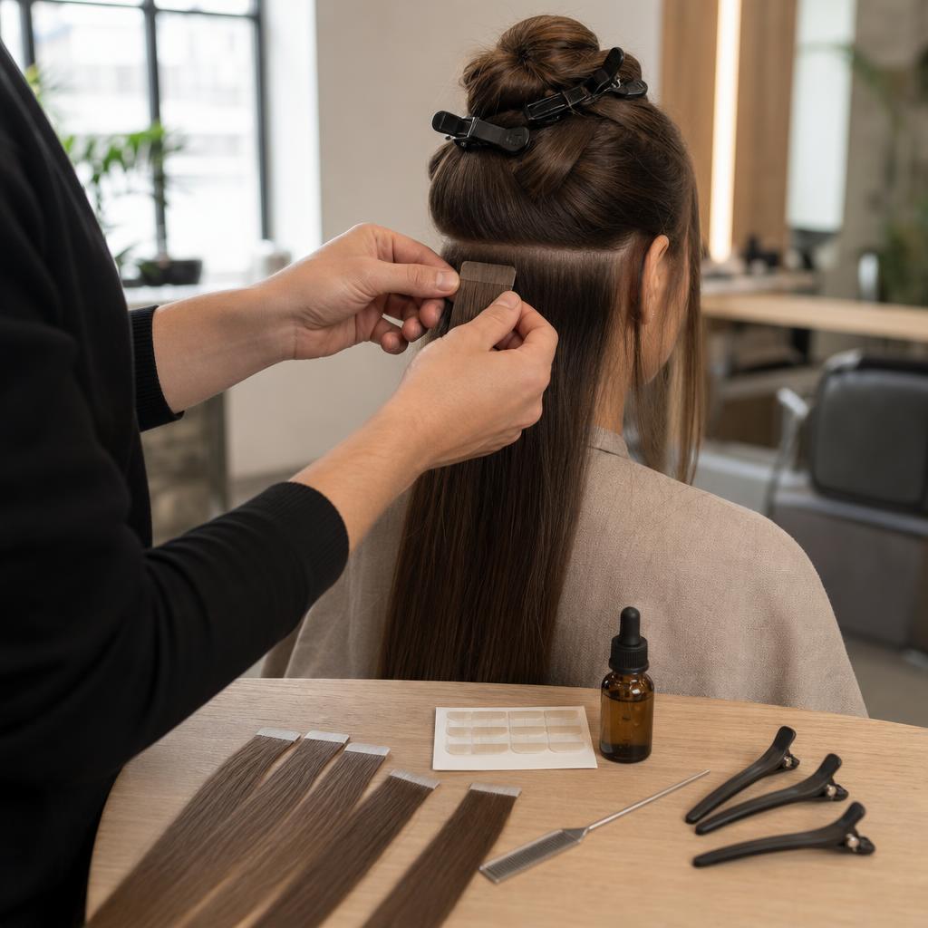 Tape extensions hergebruiken