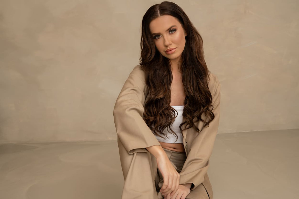 van kort naar lang haar met extensions