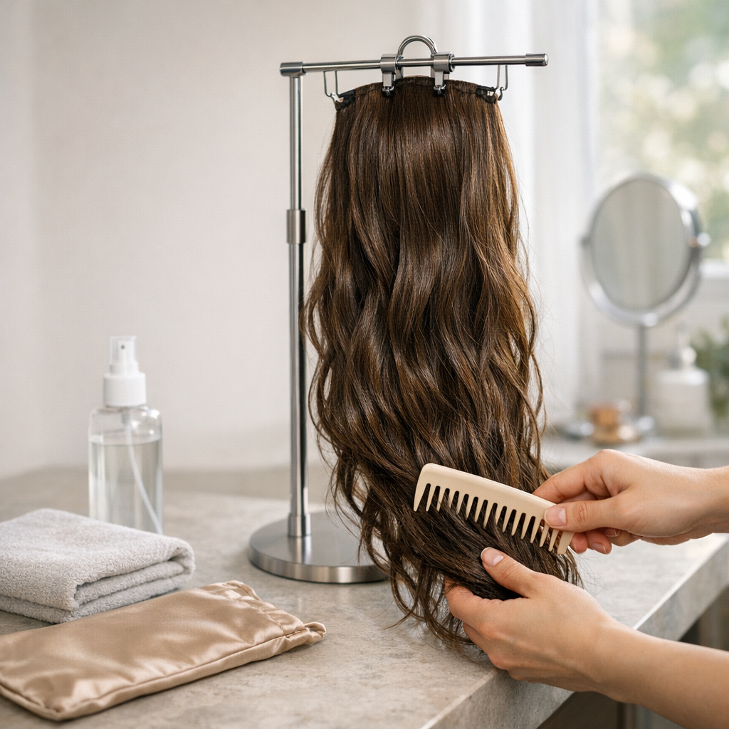 Synthetische ponytail verzorgen: zo blijft je paardenstaart mooi