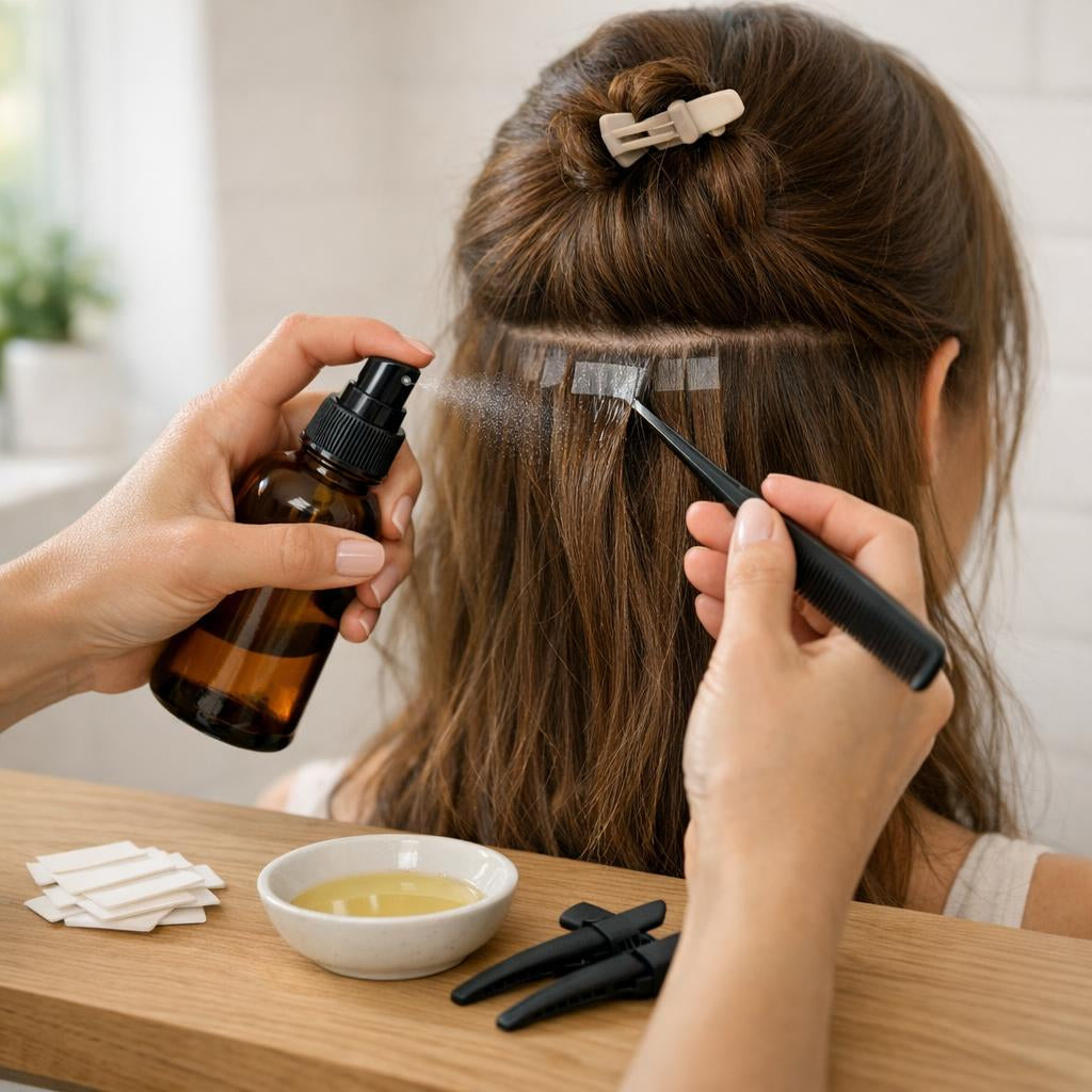Tape extensions verwijderen: zo doe je het veilig en snel