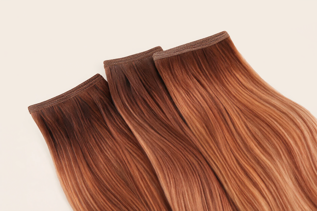 Rode hair extensions