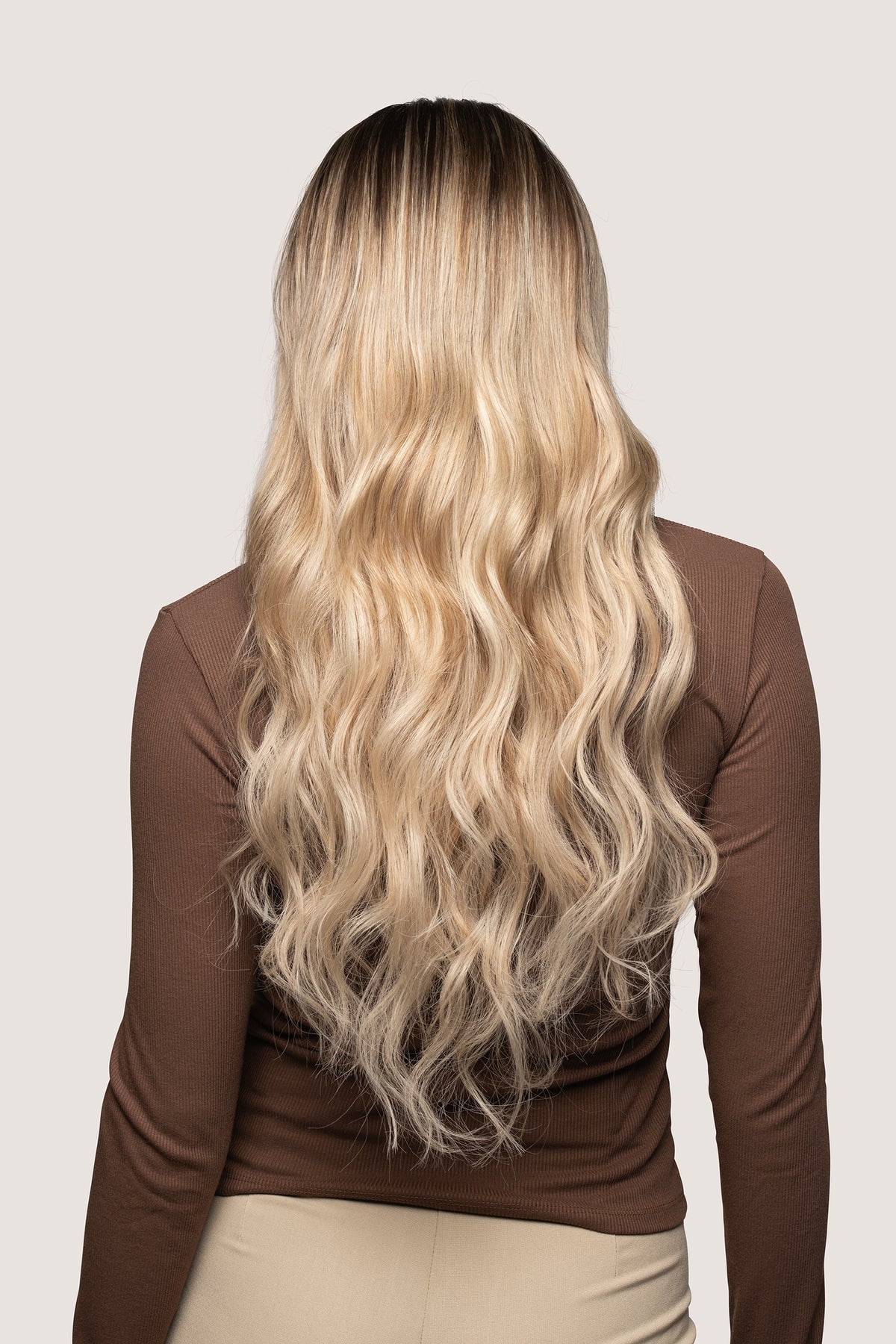 Princess Deluxe extensions à clips, 160 grammes, 22", 100% Remy Human Hair