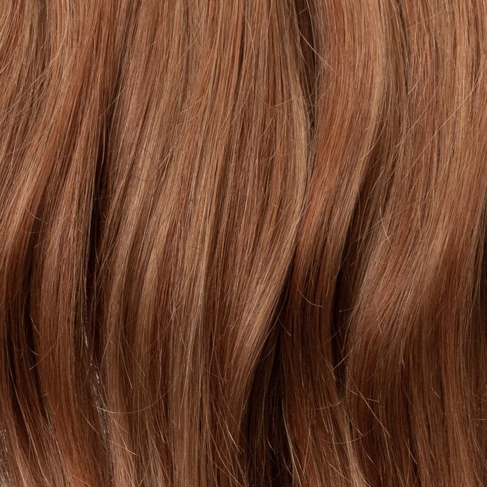 La queue-de-cheval Princess Pumpkin Spice – extension queue de cheval coloris roux cuivré, 100 grammes, 22", 100% Remy Human Hair