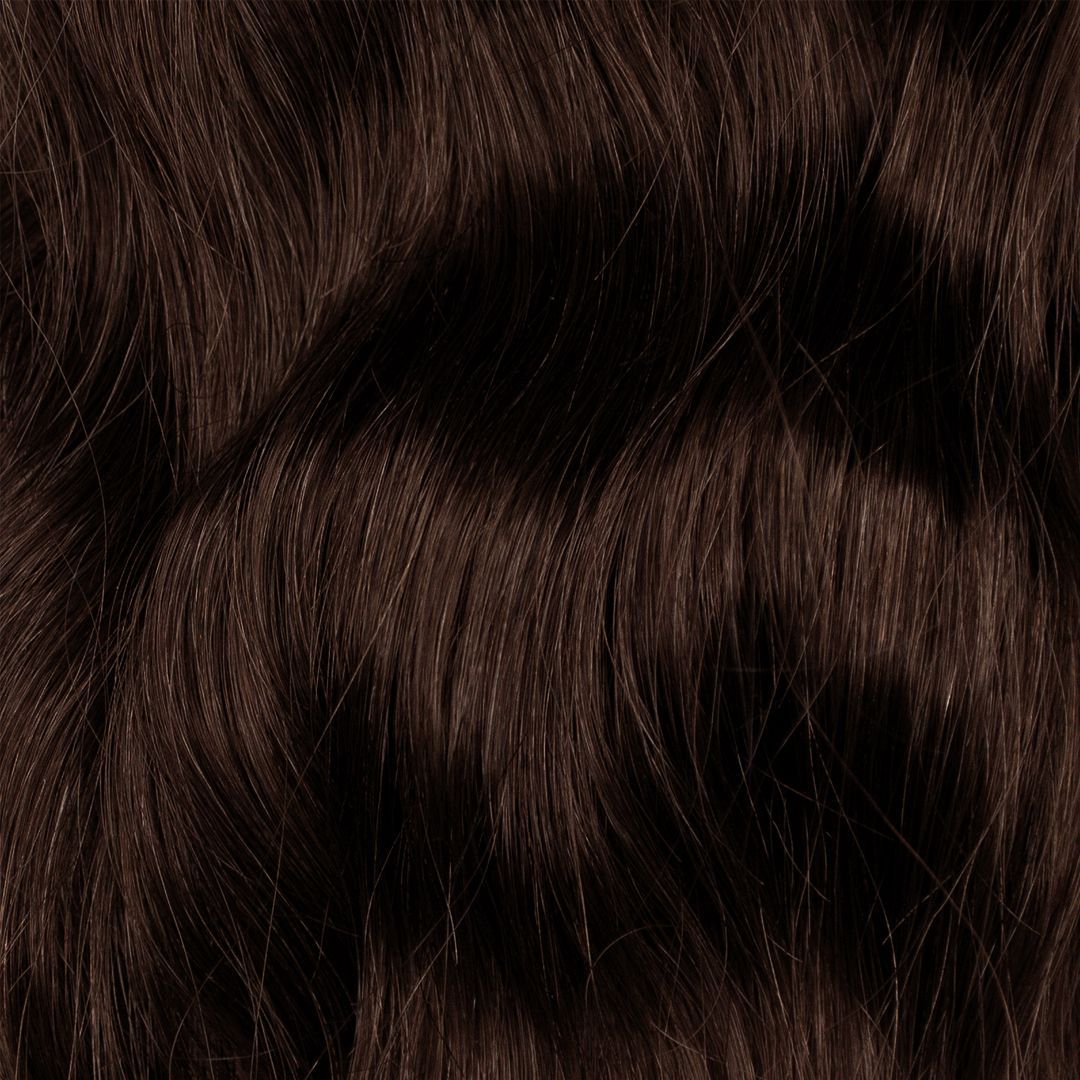 The Princess Ponytail Darkest Brown – dark brown ponytail extension, 100 grams, 22", 100% Remy Human Hair