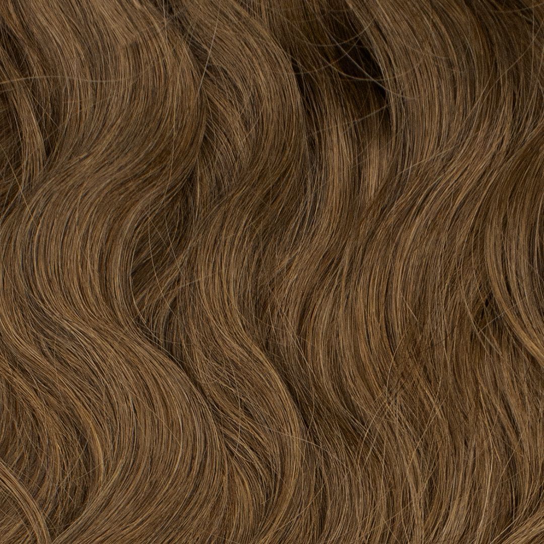 La queue-de-cheval Princess Châtain Clair – extension queue de cheval coloris brun clair, 100 grammes, 22", 100% Remy Human Hair