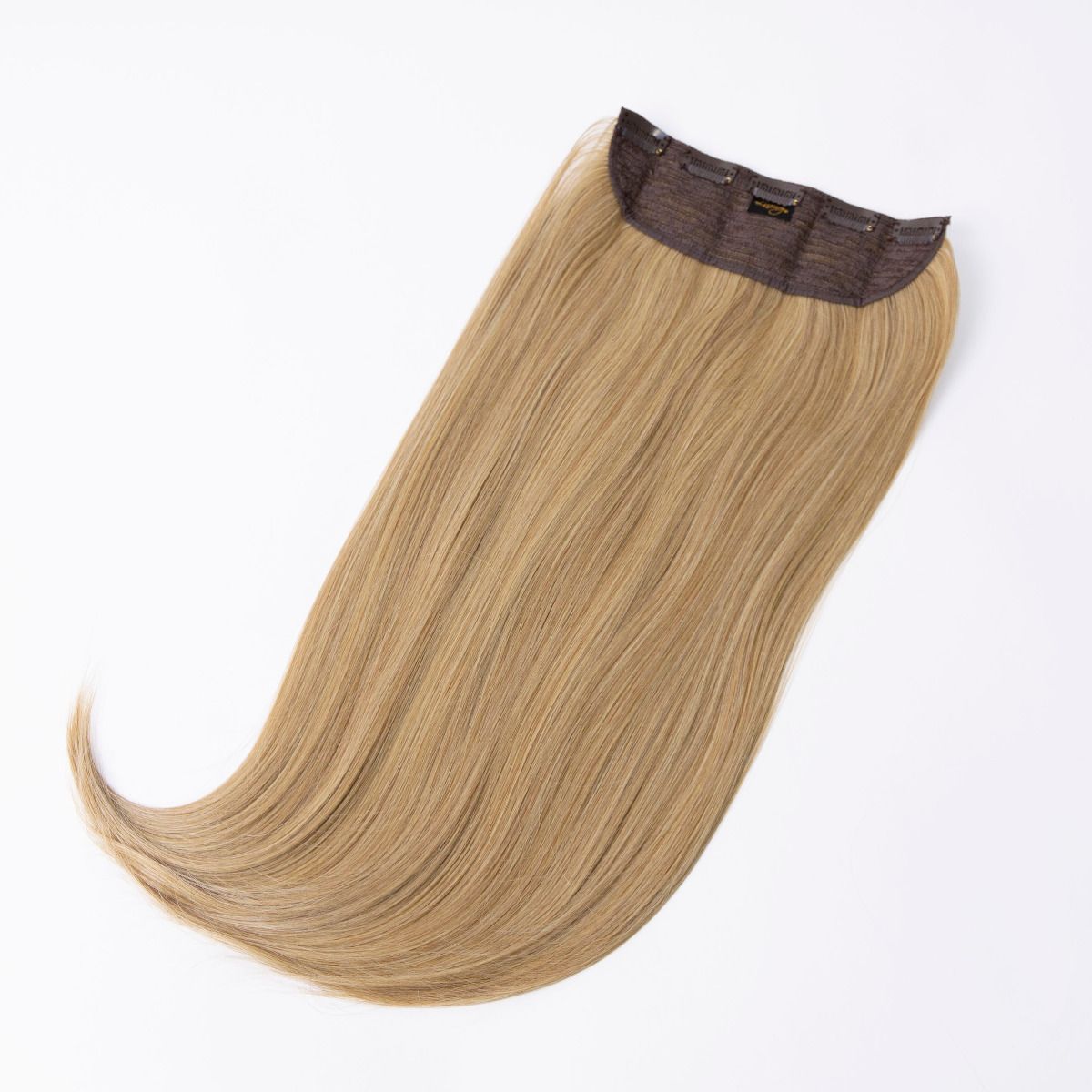 One-Piece-Extension Karamellblond – One-Piece-Extension in Honigblond, 200 Gramm, 24", Kunsthaar (Detail)