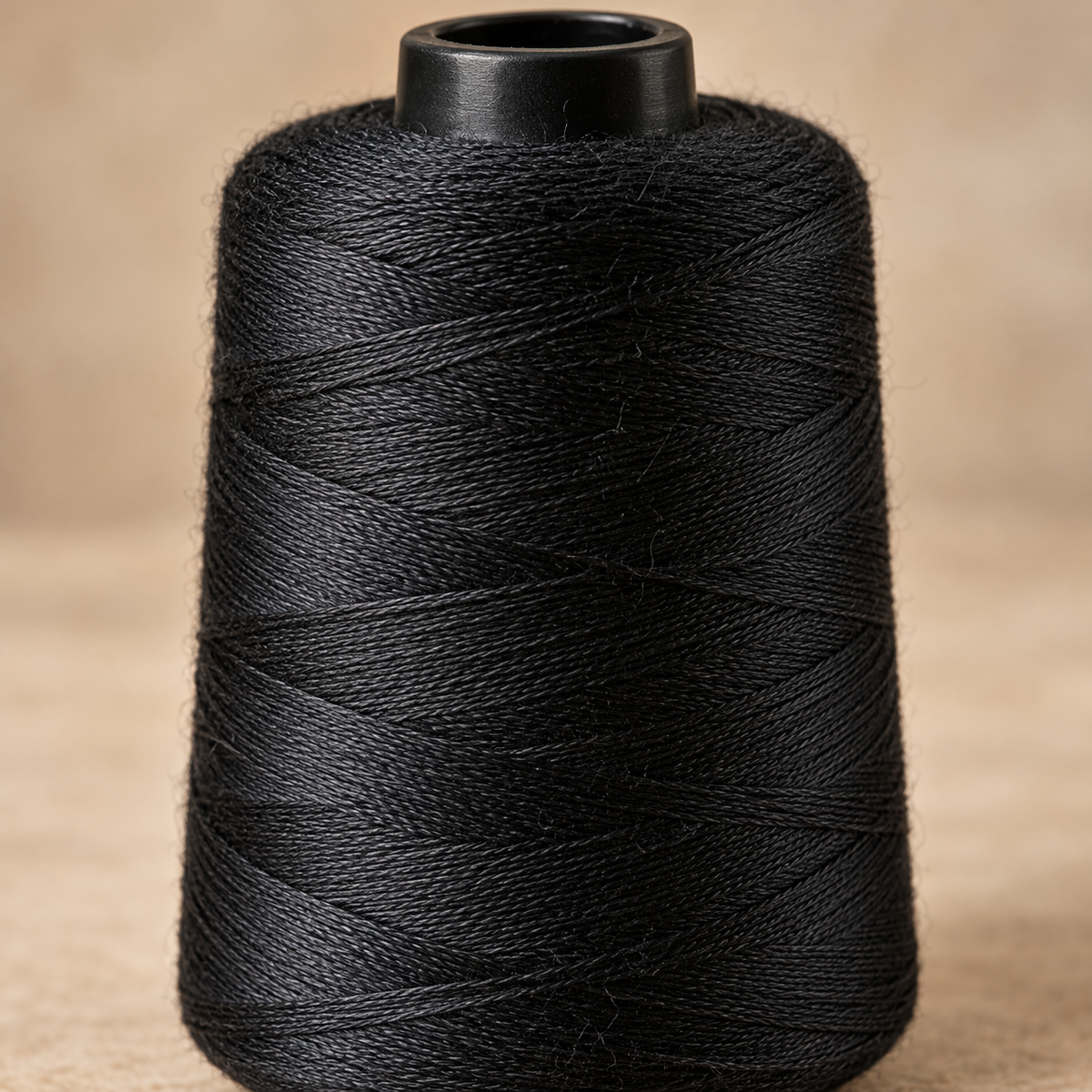 Luxury Cotton Weaving Thread in de kleur Zwart