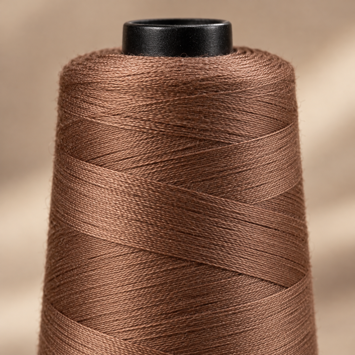 Luxury Cotton Weaving Thread in de kleur Chestnut Brown