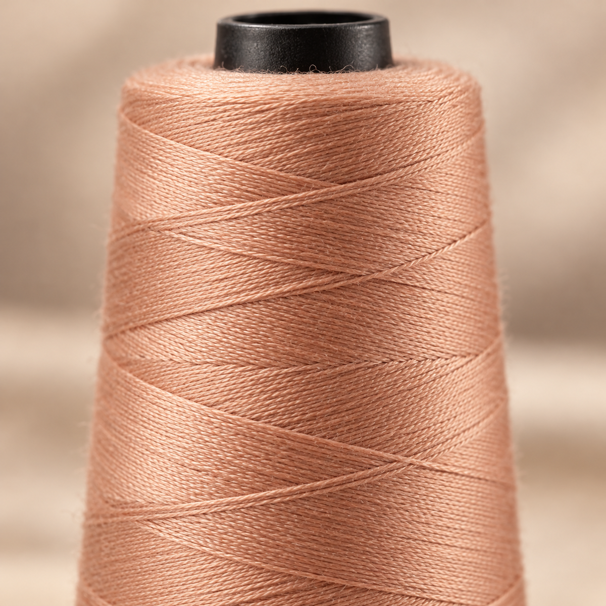 Luxury Cotton Weaving Thread in de kleur Light Brown